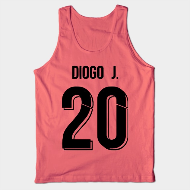 Diogo Jota Away Jersey Tank Top by Alimator